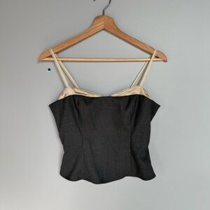 Reformation Melanie Top in Grey